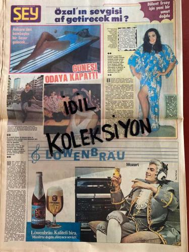 ŞEY HAFTALIK MAGAZİN GAZETESİ - DOĞUM GÜNÜ HEDİYESİ (TURKİSH - NEWSPAPER) - 27 NİSAN 1985 - TAM TAKIM 12 SAYFADIR -Kemal Sunal-Gülistan Okan-Pakize Alev-Bülent Ersoy-Harika Avcı-Perihan Savaş-İbrahim Tatlıses-Zübeyde Melek-Sezer Güvenirgil-Nükhet Duru-Sibel Egemen-Neyzi Nel-Necla Akben-Gülistan Okan-İpek Erdem-Ateş Böceği Ercan-Ayşen Cansev-Mustafa Farhan-Selahattin Alpay-Kemal Gürses-Faruk Tınaz-Semra Türel-Mine Zeren-Tülay Karaca-Nermin Denizci-Sevda Sonat-Gülistan Sayın-Oya Aydoğan-Sevda Karaca-Eray Özbal-Saadettin Erbil-Mehmet Ali Erbil-Muhsin Erbil-Meral Orhonsay-Samime Sanay-Aykut Erten-Müjde Ar-Güngör Bayrak-Yüksel Urzel-Müjde Ar-Altık Berberoğlu-Metin Eriçle-Gönül Akkor-Fikret Tekiner-Muzaffer Özmoran-Oğuz Abadan-Mustafa Satır-Hülya Yiğitalp-Frank Sinatra-Turgut Özal-Kemal Sunal-Vicdan Akyol-Gazetecilerden biri-Ahmet Çakırlar-Alihan-Uluç Özcan-Sibel Egemen-Filiz Günal-Vildan Arıkan-Meral Buzkan-Banu Çiğlioğlu-Cemal Hunalı-Vural Akıncı-Erdoğan Soyalp-Faruk Tınaz-Nükhet Duru-Gönü