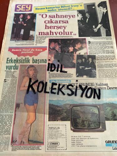ŞEY HAFTALIK MAGAZİN GAZETESİ - DOĞUM GÜNÜ HEDİYESİ (TURKİSH - NEWSPAPER) - 25 MAYIS 1985 - TAM TAKIM 12 SAYFADIR -Serpil Çakmaklı-Hülya Sözer-Bülent Ersoy-Perihan Altındağ Sözeri-Semra Türel-Ahu Tuğba-Nesrin Sakaoğlu-Melahat-Hamit Çetin-Nuri Alço-Tarık Akan-Çiğdem-Burçin Orhon-Johnny Logan-Şehrazat-Sevgi Pekin-Cihan Ünal-Gönül Yazar-Hüsamettin Cindoruk-Yıldırım Avcı-Müjde Ar-Aliye Rona-Eşref Kolçak-Orhan Gencebay-Ahmet Sezerel-İzzet Günay-Ali Poyrazoğlu-Güngör Bayrak-Gülgün Ok-Melike Zobu-Tanju Okan-Osman Yağmurdereli-Saadet Sun-Tolay-İdil Akış-Müserref Akay-Adil Oruç-Gönül Göksel-Ornella Muti-Federico Facchinetti-Esengül-Selami Şahin-Ümit Besen-Tarkan-Sibel Can-Emel Sayın-Neco-Metin Akpınar-Kahraman Kıral-Hülya Avşar-Semiha Yankı-Serdar Ortaç-Serdar Gökhan-Sezen Aksu-Belkız Akkale-Burhan Çaçan-Muslum Gürses-Zeki Müren-Banu Alkan-Meltem Cumbul-Cihan Ünal-Semiramis Pekkan