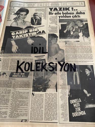 ŞEY HAFTALIK MAGAZİN GAZETESİ - DOĞUM GÜNÜ HEDİYESİ (TURKİSH - NEWSPAPER) - 25 MAYIS 1985 - TAM TAKIM 12 SAYFADIR -Serpil Çakmaklı-Hülya Sözer-Bülent Ersoy-Perihan Altındağ Sözeri-Semra Türel-Ahu Tuğba-Nesrin Sakaoğlu-Melahat-Hamit Çetin-Nuri Alço-Tarık Akan-Çiğdem-Burçin Orhon-Johnny Logan-Şehrazat-Sevgi Pekin-Cihan Ünal-Gönül Yazar-Hüsamettin Cindoruk-Yıldırım Avcı-Müjde Ar-Aliye Rona-Eşref Kolçak-Orhan Gencebay-Ahmet Sezerel-İzzet Günay-Ali Poyrazoğlu-Güngör Bayrak-Gülgün Ok-Melike Zobu-Tanju Okan-Osman Yağmurdereli-Saadet Sun-Tolay-İdil Akış-Müserref Akay-Adil Oruç-Gönül Göksel-Ornella Muti-Federico Facchinetti-Esengül-Selami Şahin-Ümit Besen-Tarkan-Sibel Can-Emel Sayın-Neco-Metin Akpınar-Kahraman Kıral-Hülya Avşar-Semiha Yankı-Serdar Ortaç-Serdar Gökhan-Sezen Aksu-Belkız Akkale-Burhan Çaçan-Muslum Gürses-Zeki Müren-Banu Alkan-Meltem Cumbul-Cihan Ünal-Semiramis Pekkan