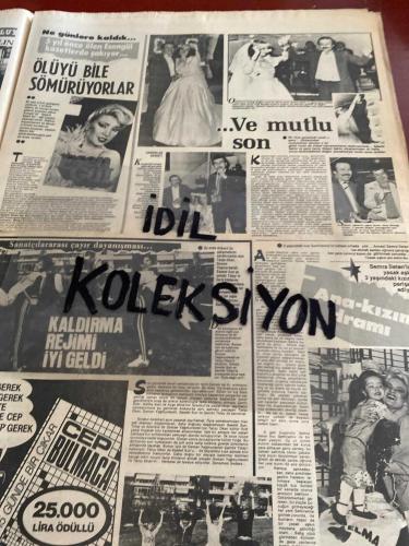 ŞEY HAFTALIK MAGAZİN GAZETESİ - DOĞUM GÜNÜ HEDİYESİ (TURKİSH - NEWSPAPER) - 25 MAYIS 1985 - TAM TAKIM 12 SAYFADIR -Serpil Çakmaklı-Hülya Sözer-Bülent Ersoy-Perihan Altındağ Sözeri-Semra Türel-Ahu Tuğba-Nesrin Sakaoğlu-Melahat-Hamit Çetin-Nuri Alço-Tarık Akan-Çiğdem-Burçin Orhon-Johnny Logan-Şehrazat-Sevgi Pekin-Cihan Ünal-Gönül Yazar-Hüsamettin Cindoruk-Yıldırım Avcı-Müjde Ar-Aliye Rona-Eşref Kolçak-Orhan Gencebay-Ahmet Sezerel-İzzet Günay-Ali Poyrazoğlu-Güngör Bayrak-Gülgün Ok-Melike Zobu-Tanju Okan-Osman Yağmurdereli-Saadet Sun-Tolay-İdil Akış-Müserref Akay-Adil Oruç-Gönül Göksel-Ornella Muti-Federico Facchinetti-Esengül-Selami Şahin-Ümit Besen-Tarkan-Sibel Can-Emel Sayın-Neco-Metin Akpınar-Kahraman Kıral-Hülya Avşar-Semiha Yankı-Serdar Ortaç-Serdar Gökhan-Sezen Aksu-Belkız Akkale-Burhan Çaçan-Muslum Gürses-Zeki Müren-Banu Alkan-Meltem Cumbul-Cihan Ünal-Semiramis Pekkan
