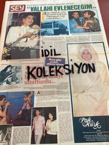 ŞEY HAFTALIK MAGAZİN GAZETESİ - DOĞUM GÜNÜ HEDİYESİ (TURKİSH - NEWSPAPER) - 18 OCAK 1986 - TAM TAKIM 12 SAYFADIR -Zeki Müren Posteri-Kadir İnanır-Sevtap Parman-Tarık Akan-Emel Sayın-David Younnes-Oya Aydoğan-Hülya Sözer-Hülya Süer-Nil Burak-Meral Gökçe-Alev Taşkın-Ayşel Mutlu-Mustafa Uysal-Melih Acar-Mine Zeren-Emel Erdem-Emel Sayın-Gülgistan Sayın-Yaşar-Ferdi Tayfur-Orhan Gencebay-Derya Tuna-Perihan Savaş-İbrahim Tatlıses-Zeki Alasya-Leyla Somer-Metin Akpınar-Mükerrem Taşçıoğlu-Selim Soydan-Adnan Kahveci-Kadir İnanır-Ajda Pekkan-Ali Bars-Halit Kıvanç-Nükhet Duru-Sezen Aksu-Tanju Okan-NiHAT Fırat-Atilla Arcan-Can Yakan-Meral Gökçe-Necati Evgin-Mustafa Uysal-Melih Acar-Oya Aydoğan-David-Yaşar Özel-İskender Şencemal-Ortans kıvanç-Selda Bağcan