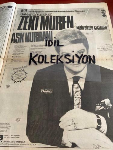 ŞEY HAFTALIK MAGAZİN GAZETESİ - DOĞUM GÜNÜ HEDİYESİ (TURKİSH - NEWSPAPER) - 18 OCAK 1986 - TAM TAKIM 12 SAYFADIR -Zeki Müren Posteri-Kadir İnanır-Sevtap Parman-Tarık Akan-Emel Sayın-David Younnes-Oya Aydoğan-Hülya Sözer-Hülya Süer-Nil Burak-Meral Gökçe-Alev Taşkın-Ayşel Mutlu-Mustafa Uysal-Melih Acar-Mine Zeren-Emel Erdem-Emel Sayın-Gülgistan Sayın-Yaşar-Ferdi Tayfur-Orhan Gencebay-Derya Tuna-Perihan Savaş-İbrahim Tatlıses-Zeki Alasya-Leyla Somer-Metin Akpınar-Mükerrem Taşçıoğlu-Selim Soydan-Adnan Kahveci-Kadir İnanır-Ajda Pekkan-Ali Bars-Halit Kıvanç-Nükhet Duru-Sezen Aksu-Tanju Okan-NiHAT Fırat-Atilla Arcan-Can Yakan-Meral Gökçe-Necati Evgin-Mustafa Uysal-Melih Acar-Oya Aydoğan-David-Yaşar Özel-İskender Şencemal-Ortans kıvanç-Selda Bağcan