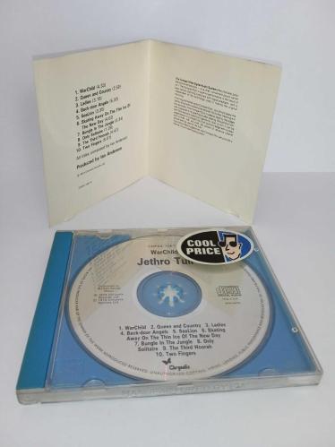 Cd Jethro Tull War Child. Orijinal. İngiltere dönem baskı. Disk 10 üzerinden 9.8 çok iyi durumda sorunsuz çalışıyor koleksiyonluk