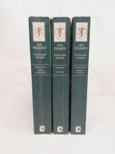 Yüzüklerin Efendisi Serisi 1 - 2 - 3 Cilt Takım - Yüzük Kardeşliği   - İki Kule  - Kralın Dönüşü - Haritalı - Orta Dünya Posteri ile birlikte