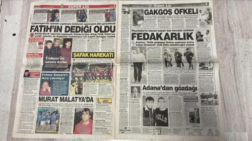 PAS SPOR GAZETESİ - 06 OCAK 2003 - HOOIJDONK'A 72 SAAT - SPOR HERGÜN BU GAZETEDE - PAS - HAGI'NİN İNCE HESABI - DÜRÜST: İSPANYA'DAN KALABALIK (!) DÖNERIZ - CHRİSTİAN'A NOTER TESPİTİ - SİLVERA'YA KİRALIK TEKLİFİ - AYHAN ŞAŞIRTIYOR! - TANGOCU'YA MENACER ENGELİ - HASAN ŞAŞ FARK ATTI! - SON 72 SAAT - OKAN'A VETO!.. - SADETTİN SARAN REBROV'SUZ DÖNDÜ - KEMAL İÇİN REKABET BAŞLADI - REVİVO İŞİ KIZIŞTI - ROMASCHENKO DA SIRADA - REKABET KALMADI - FATİH'İN DEDİĞİ OLDU - KEYFİMİZ YERİNDE - ERZURUM'DA SEFERBERLİK - BEYAZ MARTILAR ERBİL'E İMZA ATTIRDI - İZMİRSPOR'U HIRS BASTI - KAYSERİSPOR BOMBA GİBİ - ANTALYA SİLBASTAN - ŞAHİN, YOL SORUNU İÇİN FORMÜLÜ BULDU! - V.MANİSA'NIN TAKVİMİ BELLİ - HOOIJDONK - HAGI - DÜRÜST - CHRISTIAN - SILVERA - AYHAN - HASAN ŞAŞ - OĞUZ ÇETİN - OKAN - SADETTİN SARAN - REBROV - KEMAL - NİHAT ÖZDEMİR - REVIVO - OKAN CANAYDIN - ROMASCHENKO - KIVANÇ OKTAY - FATİH - LUCESCU - NİHAT - CEMAL POLAT - ERBİL - TANER SÖYLEYİCİ - NECDET ALAY - ALİ - GÖKMEN - MİCHAEL JORDAN