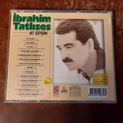 İBRAHİM TATLISES - AT GİTSİN  - ORJINAL BANDROLLU - CD