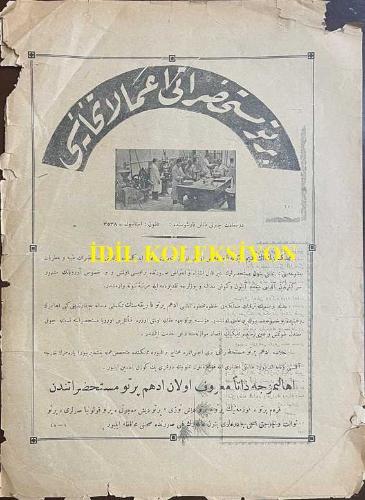 Osmanlıca Servet-i Fünun Dergisi, Havadis ve İlan Kısımları, Orijinal Dönem Basım, (Ottoman Magazine) - 29 Eylül 1927 - Sayı: 1624 - Ankara'ya Avdetleri Yakınlaşan Gazi Hazretlerini İstikbal İçin Hükümet Merkezinde Büyük Hazırlıklar Yapılmaktadır. O Gece Her Taraf Elektrikle Donanacak, Halk Fener Alayları Tertip Edecektir. Ankara Şehremaneti Kale Duvarları Üzerine Milli Mücadelenin Büyük Günlerini Hatırlatan Münevver Levhalar Talik Ettirmiştir. Şehrin Muhtelif Mahallerinde Güzel Taklar Vücuda Getirilmiştir - Gazi Hazretleri Geçen Akşam Ankara Motoruyla Geç Vakit Modaya Kadar Bir Tenezzüh İcra Buyurmuşlardır - Tahrir-i Nüfus Meselesi İçin Hazırlıklara Kemal-i Hararetle Devam Edilmektedir - (Reklam İlanları) İtimad-ı Milli Türk Sigorta Anonim Şirketi - İstanbul Umum Sigorta Şirketi - Otto Wolff ve Şürekası Demir İhracatı Şirketi - Pertev Müstahzaratı İmalathanesi Krem-i Pertev, Kozmetik, Diş Tozu, Diş Macunu, Kolonya Suları - Adapazarı İslam Ticaret Bankası Türk Anonim Şirketi
