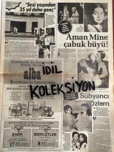 ŞEY HAFTALIK MAGAZİN GAZETESİ - DOĞUM GÜNÜ HEDİYESİ (TURKİSH - NEWSPAPER) - 31 MAYIS 1986 - TAM TAKIM 12 SAYFADIR -Serpil Çakmaklı-Ahu Tuğba-Tarık Tarcan-Sevgi Tuncaç Yural-Oğün Yıldırım-Ceylan Kutay-Mehmet Açıkgöz-Cemal Talan-Cengiz Yıldırım-Ferhat Demir-Mehmet Işık-Esat Tunç-Şeher Şeniz-Kemal Sunal-Nevzat Ayaz-Kemal Sunal-Gönül Yazar-Hasan Kazankaya-Hülya Avşar-Süreyya Duru-Aytaç Arman-Hüner Coşkuner-Kenan Sunbay-Gülriz Sururi-Bedrettin Dalan-Gencay Gürün-Zeki Müren-Neslihan Acar-Ferhan Şensoy-Hayko-Ülkü Aker-Ferdi Özbeğen-Filiz Ersürer-Sezar Soykan-Ahmet Selçuk İlkan-Hamiyet Yüceses-Necmi Bir Bakı-Mine Çayıroğlu-Kadir İnanır-Emrah-Yusuf-Ayhan Göncer-İbrahim Tatlıses-Emel Sayın-Erol Evgin-Nükhet Duru-Hafif Müzik Şarkı Yarışması-Hafif Müzik Şarkı Yarışması-Erol Sayan-Emrah-Haldun Dormen-Ayşe Özdemir-Bülent Kinay-Serpil Gürler-Ayben Erman