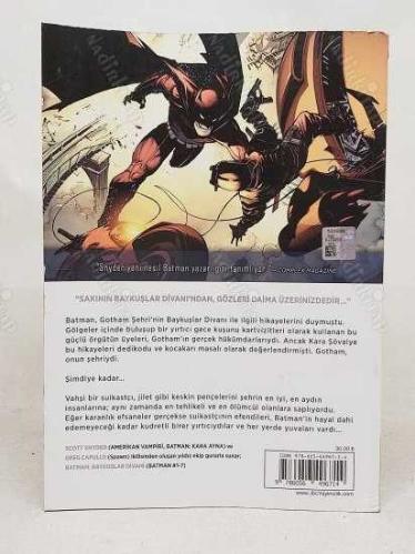 Batman Yeni 52 Cilt 1 - Baykuşlar Divanı (Beyaz Kapak Edisyon)