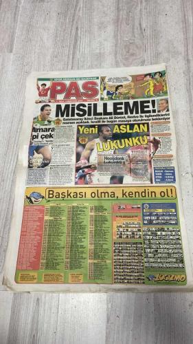 PAS SPOR GAZETESİ - 11 OCAK 2003 - SOK GELİSMELER - SPOR HERGÜN BU GAZETEDE - ALBAYRAK PASS IMZALIYOR - HASAN SASI ALMAZSAMT NAMERDIM - RAPAIC GITT - REBROV GELIYOR - SAMSUNSPOR - BURSASPOR - GAZIANTEP - RIZESPOR IZ BIRAKACAK! - ADANA DEMİR - GENÇ AVI - BESIKTAD - BEŞİKTAŞ'A BABA SEVGİSİ - MİSİLLEME - GALATASARAY DİREĞE TAKILDI - REVIVO OLAY - YILDIRIM SÖZÜ - ORTEGA ZİRVESİ - BEHÇET - ERHAN ALBAYRAK - AZIZ YILDIRIM - REVIVO - HASAN ŞAŞ - RAPAIC - LUKUNKU - REBROV - ORTEGA - EMRAH - ÜMIT - ERMAN GÜRACAR - TAMER ÖZÇAM - SAMET AYBABA - SÜMER - OVIDYO - DOĞAN - DA SILVA - BAKİ AYDIN - MUSTAFA AKÜLKE - FUAT YAMAN - ALPER - KUBİLAY - SAVAŞ - MUHARREM - EMİN KATİP - HÜSEYİN HAMAMCI - SİNAN YILDIZ - CENK KARACE - ÖNDER TURACI - RONALDO - AMARAL - LUCESCU - ZAFER - BAYRAM - ALİDE - TASİN - AYHAN - ALİ DÜRÜST - HOOIJDONK - CHRISTIAN - EMRE ASIK - İHSAN UÇARGIL - PINTO - ARİF - KAHN - FELIPE - CRISTURGOGNE - JOTEN LAMPSHA - MONDRAGON - BÜLENT - HAKAJ - ERGİN - ÜMİT DAVALA - BERKANT - CİHAN