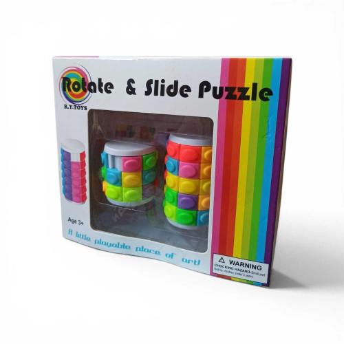 Rotate & Slide Puzzle (Silindir Zeka Küpü) ikili