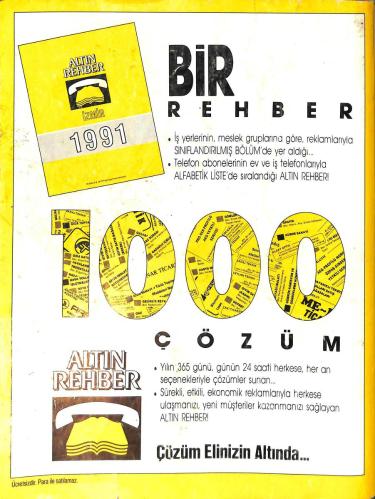 Altın Rehber Manisa 1991