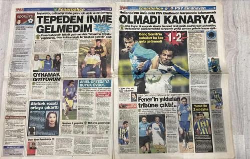 PAS SPOR GAZETESİ - 16 OCAK 2003 - ASLAN GİBİ DÖNDÜ - FATİH TERİM İTALYA'YA GİTTİ - G.SARAY ÇOK DEĞİŞTİ - VOLKAN'DA PÜRÜZ ÇIKTI - CİMBOM'A BÜYÜK İLGI - G.SARAY'A ÖZEL TÖREN - DOĞUŞTAN CİMBOMLU - MISIR VE ANTALYA - BATİSTA MISIR'A HAZIR - AVUSTURYA AÇIK, SİZLERE DE AÇIK BIR ANI - SAVAŞ SESLERİ - GÜNÜN SÖZÜ - ŞEYTAN'A İZİN - ÇİN'İ FETHETTİ - G.ANTEP ZORLANDI - GAZİANTEP HATAYSPOR 2-1 - TARİHİ 2 GÜN! - GENÇLER'İN AFFI YOK - TAŞLAR YERİNE OTURDU - A MİLLİ TAKIM, İNGİLTERE'Yİ SOLLADI - MILICEVIC'İN SİHİRLİ KAŞLARI! - BOGDAN MARA - FATİH TERİM - CORDOBA - VOLKAN - BÜLEND KARPAT - METİN OKTAY - CEMAL ALKAN - BATİSTA - SEMİC - NİNG - MEDOWN - MORENO - TAYYİP ERDOĞAN - NİHAT ÖZDEMİR - HALUM BİTAL KUTLUATE - SİNAN - ŞAHİN - AYDIN YAYMAN - VICTOR - KAYIHAN - ZAFER TÜZÜN - KANDEMİR - ÖGÜT - SEMİH - RASİM - FUTHİTE - TURKMEN - KURT - FEHATAN - KELEŞ - LUKUNKU - FELİPE - HASAN ŞAŞ - TERİM - SUAT USTA - REBROV - TOTTENHAM - SARAN - REVİVO - SADETTİN - İ.MANSIZ - GONZALEZ - İLHAN - AHMET - SERGEN