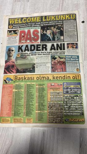 PAS SPOR GAZETESİ - 16 OCAK 2003 - ASLAN GİBİ DÖNDÜ - FATİH TERİM İTALYA'YA GİTTİ - G.SARAY ÇOK DEĞİŞTİ - VOLKAN'DA PÜRÜZ ÇIKTI - CİMBOM'A BÜYÜK İLGI - G.SARAY'A ÖZEL TÖREN - DOĞUŞTAN CİMBOMLU - MISIR VE ANTALYA - BATİSTA MISIR'A HAZIR - AVUSTURYA AÇIK, SİZLERE DE AÇIK BIR ANI - SAVAŞ SESLERİ - GÜNÜN SÖZÜ - ŞEYTAN'A İZİN - ÇİN'İ FETHETTİ - G.ANTEP ZORLANDI - GAZİANTEP HATAYSPOR 2-1 - TARİHİ 2 GÜN! - GENÇLER'İN AFFI YOK - TAŞLAR YERİNE OTURDU - A MİLLİ TAKIM, İNGİLTERE'Yİ SOLLADI - MILICEVIC'İN SİHİRLİ KAŞLARI! - BOGDAN MARA - FATİH TERİM - CORDOBA - VOLKAN - BÜLEND KARPAT - METİN OKTAY - CEMAL ALKAN - BATİSTA - SEMİC - NİNG - MEDOWN - MORENO - TAYYİP ERDOĞAN - NİHAT ÖZDEMİR - HALUM BİTAL KUTLUATE - SİNAN - ŞAHİN - AYDIN YAYMAN - VICTOR - KAYIHAN - ZAFER TÜZÜN - KANDEMİR - ÖGÜT - SEMİH - RASİM - FUTHİTE - TURKMEN - KURT - FEHATAN - KELEŞ - LUKUNKU - FELİPE - HASAN ŞAŞ - TERİM - SUAT USTA - REBROV - TOTTENHAM - SARAN - REVİVO - SADETTİN - İ.MANSIZ - GONZALEZ - İLHAN - AHMET - SERGEN