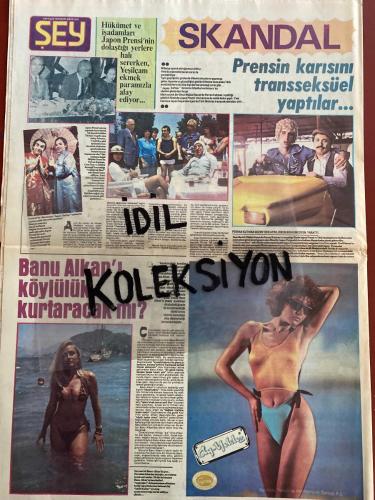 ŞEY HAFTALIK MAGAZİN GAZETESİ - DOĞUM GÜNÜ HEDİYESİ (TURKİSH - NEWSPAPER) - 31 MAYIS 1986 - TAM TAKIM 12 SAYFADIR -Kadir İnanır-Gülden Karaböcek-Halil Ergün-Tarık Akan-Bilge Olgaç-Derya Arbaş-Zerrin Arbaş-Bülent Ersoy-Demirel-Bülent-Perran Kutman-Müjdat Gezen-Nazmi Özer-Cem Özer-Banu Alkan-Ahsen Başçioğlu-Semiha Yankı-Aldo-Hülya Işıl-Meral Sima-Fikret-Hüner Coşkuner-Nesli Özsoy-Eyla Ada-Hülya Meriç-Suna Alkan-Osman Y. Dereli-Ayşe Mutlu-İlhan Dancer-Atilla Karaca-Neşli Özsoy-Şefik Uyguner-Çetin Alp-Suna Yıldızoğlu-Gönül Yazar-Bahtiyar Engin-Filiz Şenol-Cemil Başpınar-Tülay Kupası-Özcan Barbaros-Ayşe Acar-Ayşel Gürel-Mehtap Ar-Vasfi Uğurlu-Nermin Acar-Hasan Boran-Mahzar Özdemir-Soha Özgermi-Huri Sapan-Aysel Gürel-Selçuk Tekay-Selahattin Sarıkaya-Burhan Bayer-Fikri Başaran-Mehmet Tekin-Suat Sayın-Metin Milli-Ayhan Göncer-Bedri Baykam-Onur Akın-Mahmut Celayir-Mehmet Güleryüz-Cengiz Çekil-Ayşe Erkmen-Kemal Önsoy-Gürcan Karadağ-Metin Erol-Güner Karamustafa-Yüksel Arslan-Necla Nazır-Kenan Kal