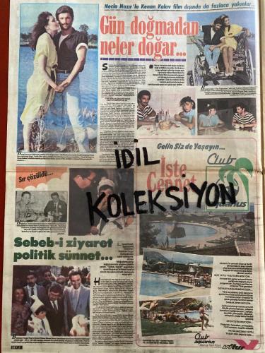 ŞEY HAFTALIK MAGAZİN GAZETESİ - DOĞUM GÜNÜ HEDİYESİ (TURKİSH - NEWSPAPER) - 31 MAYIS 1986 - TAM TAKIM 12 SAYFADIR -Kadir İnanır-Gülden Karaböcek-Halil Ergün-Tarık Akan-Bilge Olgaç-Derya Arbaş-Zerrin Arbaş-Bülent Ersoy-Demirel-Bülent-Perran Kutman-Müjdat Gezen-Nazmi Özer-Cem Özer-Banu Alkan-Ahsen Başçioğlu-Semiha Yankı-Aldo-Hülya Işıl-Meral Sima-Fikret-Hüner Coşkuner-Nesli Özsoy-Eyla Ada-Hülya Meriç-Suna Alkan-Osman Y. Dereli-Ayşe Mutlu-İlhan Dancer-Atilla Karaca-Neşli Özsoy-Şefik Uyguner-Çetin Alp-Suna Yıldızoğlu-Gönül Yazar-Bahtiyar Engin-Filiz Şenol-Cemil Başpınar-Tülay Kupası-Özcan Barbaros-Ayşe Acar-Ayşel Gürel-Mehtap Ar-Vasfi Uğurlu-Nermin Acar-Hasan Boran-Mahzar Özdemir-Soha Özgermi-Huri Sapan-Aysel Gürel-Selçuk Tekay-Selahattin Sarıkaya-Burhan Bayer-Fikri Başaran-Mehmet Tekin-Suat Sayın-Metin Milli-Ayhan Göncer-Bedri Baykam-Onur Akın-Mahmut Celayir-Mehmet Güleryüz-Cengiz Çekil-Ayşe Erkmen-Kemal Önsoy-Gürcan Karadağ-Metin Erol-Güner Karamustafa-Yüksel Arslan-Necla Nazır-Kenan Kal