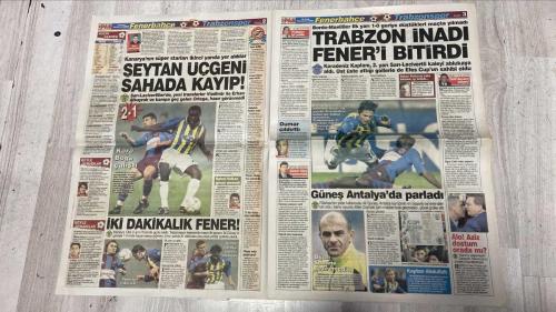 PAS SPOR GAZETESİ - 18 OCAK 2003 - İKİ ASLAN DAHA - KINKLADZE - SPOR HERGÜN BU GAZETEDE - PAS - REBROV - VALVARD - ŞAMPİYON - REVIVO İLE ŞOV YAPARIZ - TRABZON 2-1 - SİZE GÜZEL Bİ MÜJDEM VAR BABA AYLAR SONRA NİHAYET TAM ARADIĞIM GİBİ BİR İŞ BULDUM BUGÜNE BUGÜN KARŞINIZDA FENER STADI MARATON TRİBÜNÜ AMİGO YARDIMCISI MÜKREMİN VAR - TATİL DEVAM EDİYOR - KAZANMAK GÜZEL - MUM DİKMEYELİM - GALATASARAY MISIR'DA - BEN REVIVO GİBİ İHANET ETMEM - TRABZON İYİ YOLDA - MAÇIN KARNESİ BÖYLE OYNADILAR - ŞEYTAN ÜÇGENİ SAHADA KAYIP - TRABZON İNADI FENER'İ BİTİRDİ - KALECİ PETKOVİÇ KÖTÜ BAŞLADI İYİ BİTİRDİ - KARA BOĞA ÇALIŞTI - KALECİ VOLKAN GÜVEN VERMEDİ - İKİ DAKİKALIK FENER - TUNCAY ETKİSİZDİ - GÜNEŞ ANTALYA'DA PARLADI - KAPTAN ABDULLAH - ALO AZİZ DOSTUM ORADA MI - BİRLİKTE COŞARIZ - G.SARAY GÜRCÜ'YÜ TRANSFER ETTİ - SİMPLİCİO'YA YOL AÇILDI - FABİO - XAVİER - REBROV - VALVARD - SARAN - BALİÇ - REVİVO - ALİ GÜNEŞ - SAMET AYBABA - ALİŞEN - ERMAN ÖZGÜR - VOLKAN - MÜKREMİN - HARI TÜRKMEN - SERDAR ŞENRAYA