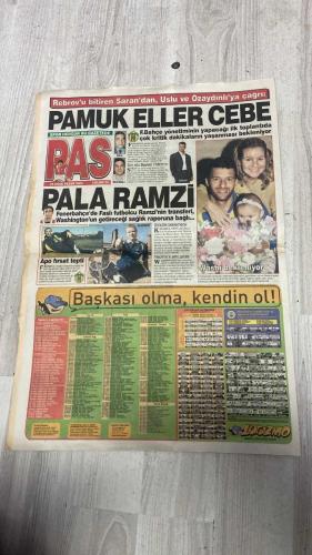 PAS SPOR GAZETESİ - 19 OCAK 2003 - KRİZ - LORANT DÖNEMİNDEN KALMA - İMPARATOR'DAN UYARI - MUSTİ'YE KANCA - 3 YILLIK SÖZLEŞME - ONCE FENERBAHÇE - BİR İYİ BİR KÖTÜ - SENSİZ OLMAZ - YOKLUĞU HİSSEDİLİYOR - TEDAVİSİNE HIZ VERİLDİ - NURETTİN YILDIZ: İNANAMIYORUM - ORMANDA KROS YAPTILAR - GÖRMEYE GÖRMEYE - BENİ BİTİRMEK İÇİN FANGAL GİBİ YÜREK LAZIM - NE HİKMETSE FENERBAHÇE'YE GELEN KAYBOLUYOR YILDIZLIĞI SÖNÜYOR - GÖRME ENGELLİLER - GÖRMEYİPTE BİLDİKLERİM - ELDE VAR BİİİİR - GÖZTEPE'DE FORVET SIKINTISI - TEMPO YÜKSELTTİ - İSTANBULSPOR'DA YÜZLER GÜLÜYOR - DERSİMİZİ ALDIK - CEYHUN - ORTEGA - LORANT - MUSTİ - MUSTAFA DOĞAN - BARON - BARBAROS UZUNÖNER - EMİN TAVİS - OĞUZ - VOLKAN - RÜŞTÜ - OĞUZ ÇETİN - NURETTİN YILDIZ - JOHSON - ORMAN - RURAL - DR. ORHAN KURAL - SAMUEL JOHNSON - BARBAROS GEUNCONER - FANGAL - BESCASNIK - NEWCASE - MÜSLÜM BABA - AYBABA - BAKİ AYDIN - EMRE - TAYFUN - GÖKDENİZ - OUMAR - ÜMİT - HİKMET TANRIVERDİ - ASLANOĞLU - ALİ ASIM - GÖKMEN - NECATİ - TİMUR TUPAN - DOĞAN