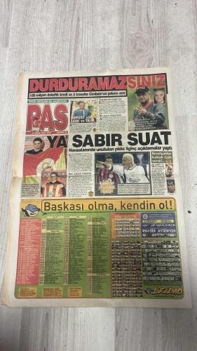 PAS SPOR GAZETESİ - 21 OCAK 2003 - AURELİO BEŞİKTAŞ'TA - TAYFUR TAMAM - HASAN'I TUTUN - AURELIO PAS'I ZİYARET ETTİ - SIKI FENER'İ SARAN - BİZİ ŞİMDİ KİMSE TUTAMAZ - ALLAH KORUDU - ORTEGA PATLADI - DURDURAMAZSINIZ - SABIR SUAT - BEN SABIRLI İNSANIM - XAVIER'İN ALTERNATİFİ STOICAN - BREZİLYALILAR KABAK TADI VERDİ - BAŞKASI OLMA KENDİN OL - ÇOCUKLAR DUYMAZ - AYDINSPOR'U 3 YILDA ÇIKARIRIM - SPOR AKTÜEL - LİDER PUSUYA YATTI - ERCİYES'E BİLENİYOR - ERCİYES'E BİLENİYORUZ - MERSİN İ.YURDU KEYİF VERECEK - ADANA DEMİR GİBİ - GÜZEL FUTBOL SEVİNDİRDİ - AURELİO - TAYFUR - HASAN - SADDETTİN SARAN - MARCE - SARAN - AZİZ YILDIRIM - ORTEGA - SUAT USTA - ALİ - DÜRÜST - CANAYDIN - XAVIER - STOICAN - CARLSBERG - FELİPE - ELVAN - SÜREYYA A - MUHARREM UĞUR - FİKRET NAZ - SAPER - MUSTAFA BAŞ - ERCAN - SAKIR - ALİTHEKAU - MUHAM - BEHZAT ÇINAR - UĞUR TÜTÜNEKER - TANK - DEV UĞUR T - REŞAT OĞUZ - CANDEĞER - SEDAT YILMAZ - SİNAN GENÇ - CAHİT - EMRE - CANPOLAT - ÖYKÜ - ÖYKÜ TOPAL - ÜMİT KAYIHAN - BİHARMED - ENUN