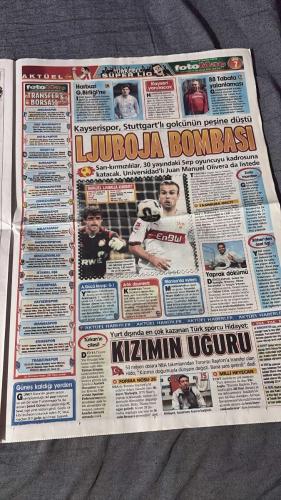 PAS FOTOMAÇ -TURKISH NEWSPAPER - DOĞUM GÜNÜ HEDİYESİ  - TAM TAKIM EKSİKSİZ GAZETE  14 TEMMUZ - 2009 - FORMA ÇOK ÇALIŞANIN - KAMP GÜNLÜĞÜ - POULESEN'İN TAVRI - GADDAR DEDE! - KONTRA BAKIŞ - YÜREK DİLİ - HAMİT'TE ŞAFAK 10 - VAN GAAL 