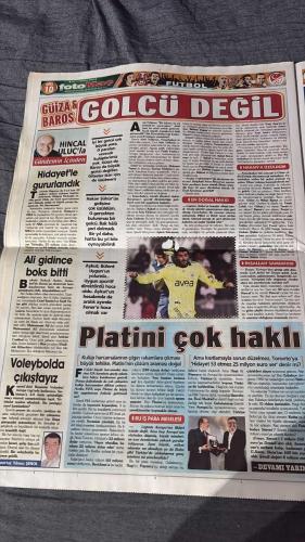 PAS FOTOMAÇ -TURKISH NEWSPAPER - DOĞUM GÜNÜ HEDİYESİ  - TAM TAKIM EKSİKSİZ GAZETE  14 TEMMUZ - 2009 - FORMA ÇOK ÇALIŞANIN - KAMP GÜNLÜĞÜ - POULESEN'İN TAVRI - GADDAR DEDE! - KONTRA BAKIŞ - YÜREK DİLİ - HAMİT'TE ŞAFAK 10 - VAN GAAL 