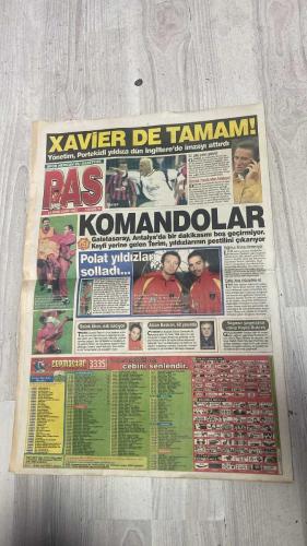 PAS SPOR GAZETESİ - 24 OCAK 2003 - FENER PARASIZ - SKANDAL - KEMAL DE KAÇMASIN - BUGÜN GÖRÜŞECEKLER - KANARYA 2 MİLYON $ VERİYOR - FENER ÜSTÜ BIRAKTI ALTYAPIYLA UĞRAŞIYOR - HOŞGELDİN MANDRAKE - BUGÜN İMZALAYACAK - BU DA DELİ İBO - MALDARASANU KİMDİR - TELEFONLAR KİLİTLENDİ - SORUNLAR ÇOKTAN BAŞLADI - HATALARIN EFENDİSİ LUCESCU - RAKİP DİŞLİ PRAG - SERGEN İYİLEŞMELİ - ENGİN: SERGEN BOŞ BIRAKMAYA GELMEZ - ROMALI CAFU JAPONYA'YA GİTTİ - PASCAL'A HASTAYIM - BENİ BÜYÜLEDİ - KADİKÖY'E ÇIKARMA - AZİZ ÜSTEL - CEYHUN - ORTEGA - YILDIRIM - REBROV - KEMAL - SANKO - CELAL DOĞAN - SARAN - SADETTİN SARAN - NİHAT ÖZDEMİR - MUHAMMED - MANDRAKE - MALDARASANU - DELİ İBO - RAMPAL PANOU - YILDIRIM DEMİRÖREN - BRAHİON - RONALDO - DR. ERKUT KONTER - LUCE - SİNAN ENGİN - SERGEN - CAFU - ANDREA VARESOVA - PASCAL NOUMA - TAMER - TAYFUR - GÜRELİ - HÜSEYİN ÇOBAN - HASAN VEZİR - MENDET GÜRKAYA - BÜLENT ÖZCAN - MEHMET GÜNEY - MOHARREM - SÜLEYMAN - SENAT DOĞAN - AHMED - NECDET GÜSOY - MEHMET ALTIPARMAK - FUAT YAMAN