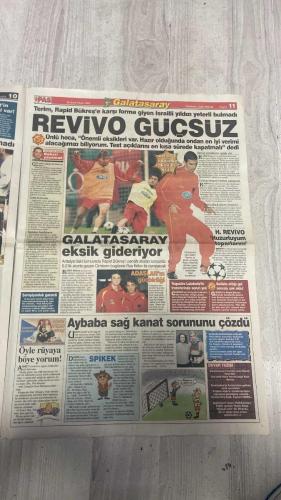 PAS SPOR GAZETESİ - 26 OCAK 2003 - REVIVO GÜÇSÜZ - LİDER BULUNDU - HENÜZ KONDİSYON EKSİK - YUGOSLAV LALATOVİÇ'İN TRANSFERİNDE STOVİC OK - H. REVIVO HUZURLUYUM TOPARLARIM - BATİSTA ATTIĞI GOL SONRASI ŞOK OLDU - AYBABA SAĞ KANAT SORUNUNU ÇÖZDÜ - ÖYLE RÜYAYA BÖYLE YORUM - SPİKERLERİMİZDEN GAFLAR - DUVAR YAZISI - SPOR AKTÜEL - GREKO'DA 4 ŞAMPİYON - KONYA'DA FİKRET VE SEDAT İMZALADI - ADANA DEMİRSPOR KUŞADASI YOLCUSUS - HAKEMLERİMİZ SINIFTA KALDI - YİĞİDOLAR 2. YARIYI İPLE ÇEKİYOR - TERİM - REVIVO - STOVIC - LALATOVİÇ - BATISTA - AYBABA - AH-MET DUMAN - ARIEL ORTEGA - ALİ EREN - HAIM REVIVO - CEYHUN ERMİŞ - HALUK ULUSOY - FİKRET - SEDAT - BÜLENT YAVUZ - METMET BİLİC - REKORTMEN - REHA KAPSAL - TIRPAN - YUNUS - AH-MET HAKAN - ÖZKAN - AZİZ YILDIRIM - REBROV - KEMAL - MONDI - XAVIER - LUKUNKU - MONDRAGON - POPESCU - HAGI - HAKAN ŞÜKÜR - CAN - MÜCAHİT CAN - ALİŞEN - YILMAZLAR - HASAN ÖZER - DA SILVA - ROBSON - UYANIK - HAGİ - BAYRAMOĞLU - KEREM - KAYA PEKER - MICHAEL JORDAN - AGNELLI - EFES