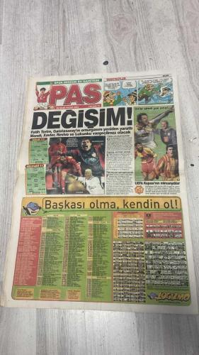 PAS SPOR GAZETESİ - 26 OCAK 2003 - REVIVO GÜÇSÜZ - LİDER BULUNDU - HENÜZ KONDİSYON EKSİK - YUGOSLAV LALATOVİÇ'İN TRANSFERİNDE STOVİC OK - H. REVIVO HUZURLUYUM TOPARLARIM - BATİSTA ATTIĞI GOL SONRASI ŞOK OLDU - AYBABA SAĞ KANAT SORUNUNU ÇÖZDÜ - ÖYLE RÜYAYA BÖYLE YORUM - SPİKERLERİMİZDEN GAFLAR - DUVAR YAZISI - SPOR AKTÜEL - GREKO'DA 4 ŞAMPİYON - KONYA'DA FİKRET VE SEDAT İMZALADI - ADANA DEMİRSPOR KUŞADASI YOLCUSUS - HAKEMLERİMİZ SINIFTA KALDI - YİĞİDOLAR 2. YARIYI İPLE ÇEKİYOR - TERİM - REVIVO - STOVIC - LALATOVİÇ - BATISTA - AYBABA - AH-MET DUMAN - ARIEL ORTEGA - ALİ EREN - HAIM REVIVO - CEYHUN ERMİŞ - HALUK ULUSOY - FİKRET - SEDAT - BÜLENT YAVUZ - METMET BİLİC - REKORTMEN - REHA KAPSAL - TIRPAN - YUNUS - AH-MET HAKAN - ÖZKAN - AZİZ YILDIRIM - REBROV - KEMAL - MONDI - XAVIER - LUKUNKU - MONDRAGON - POPESCU - HAGI - HAKAN ŞÜKÜR - CAN - MÜCAHİT CAN - ALİŞEN - YILMAZLAR - HASAN ÖZER - DA SILVA - ROBSON - UYANIK - HAGİ - BAYRAMOĞLU - KEREM - KAYA PEKER - MICHAEL JORDAN - AGNELLI - EFES