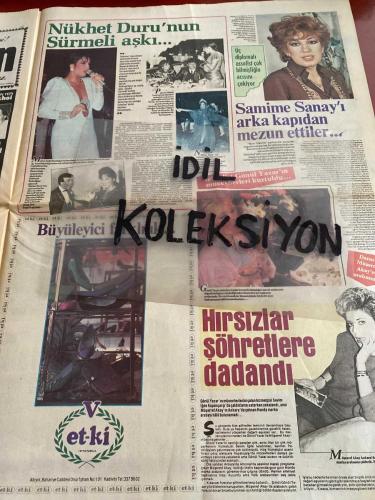 ŞEY HAFTALIK MAGAZİN GAZETESİ - DOĞUM GÜNÜ HEDİYESİ (TURKİSH - NEWSPAPER) - 12 NİSAN 1986 - TAM TAKIM 12 SAYFADIR -Gülen Kavlak-Niyazi Daymaz-Kuzey Tan-Burçin Oraloğlu-Güngör Bayrak-Yüksel Uzel-Asil Nadir-Fahrettin Aslan-David Younes-Nükhet Duru-Samime Sanay-Gönül Yazar-Sevim Iğde-Müşerref Akay-Ferdi Özbeğen-Erhan Tunay-Mehtap Ar-Asuman Arsoy-Gaye Altın-Nagehan-Mihrican Güngör-Coşkun Sabah-Aysel Mutlu-Mustafa Uysal-Hayri Penşen-Emrah-Müjdat Gezen-Emel Sayın-Kenan Evren-Özer Avlan-Cemile Kaşgüç-Nurettin Er’in-Turgut Özal-Semra Özal-Ajda Pekkan-Tarık Akan-Fındık Fırat-Lokman Kondakçı-Erkut Can-Ruchan Çamay-Filiz Vural-Mehtap Ar-Selçuk Özer-Nur Surer-Coşkun Evcim-Ertuğrul Evcim-Yasemin Dinçer-Hülya Avşar-Tolga Savacı-Faruk Abacı-Emel Sayın-Serpil Örümcer-Turgut Özal-Ali Sandıkçı-Selçuk Ural-Esmer Esmerer-Müjdat Abacı-Necdet Tosun-Sarper Özsan-Kenan Evren-Ali Pıcak-Ali Uras-Atilla Atasoy-Tolga Savacı-Hülya Kocyiğit