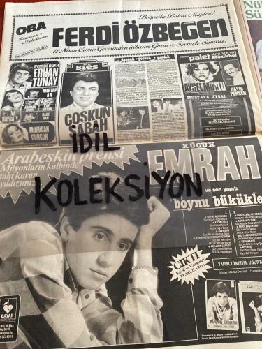 ŞEY HAFTALIK MAGAZİN GAZETESİ - DOĞUM GÜNÜ HEDİYESİ (TURKİSH - NEWSPAPER) - 12 NİSAN 1986 - TAM TAKIM 12 SAYFADIR -Gülen Kavlak-Niyazi Daymaz-Kuzey Tan-Burçin Oraloğlu-Güngör Bayrak-Yüksel Uzel-Asil Nadir-Fahrettin Aslan-David Younes-Nükhet Duru-Samime Sanay-Gönül Yazar-Sevim Iğde-Müşerref Akay-Ferdi Özbeğen-Erhan Tunay-Mehtap Ar-Asuman Arsoy-Gaye Altın-Nagehan-Mihrican Güngör-Coşkun Sabah-Aysel Mutlu-Mustafa Uysal-Hayri Penşen-Emrah-Müjdat Gezen-Emel Sayın-Kenan Evren-Özer Avlan-Cemile Kaşgüç-Nurettin Er’in-Turgut Özal-Semra Özal-Ajda Pekkan-Tarık Akan-Fındık Fırat-Lokman Kondakçı-Erkut Can-Ruchan Çamay-Filiz Vural-Mehtap Ar-Selçuk Özer-Nur Surer-Coşkun Evcim-Ertuğrul Evcim-Yasemin Dinçer-Hülya Avşar-Tolga Savacı-Faruk Abacı-Emel Sayın-Serpil Örümcer-Turgut Özal-Ali Sandıkçı-Selçuk Ural-Esmer Esmerer-Müjdat Abacı-Necdet Tosun-Sarper Özsan-Kenan Evren-Ali Pıcak-Ali Uras-Atilla Atasoy-Tolga Savacı-Hülya Kocyiğit
