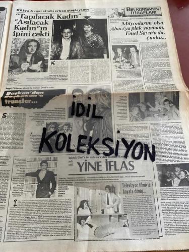 ŞEY HAFTALIK MAGAZİN GAZETESİ - DOĞUM GÜNÜ HEDİYESİ (TURKİSH - NEWSPAPER) - 12 NİSAN 1986 - TAM TAKIM 12 SAYFADIR -Gülen Kavlak-Niyazi Daymaz-Kuzey Tan-Burçin Oraloğlu-Güngör Bayrak-Yüksel Uzel-Asil Nadir-Fahrettin Aslan-David Younes-Nükhet Duru-Samime Sanay-Gönül Yazar-Sevim Iğde-Müşerref Akay-Ferdi Özbeğen-Erhan Tunay-Mehtap Ar-Asuman Arsoy-Gaye Altın-Nagehan-Mihrican Güngör-Coşkun Sabah-Aysel Mutlu-Mustafa Uysal-Hayri Penşen-Emrah-Müjdat Gezen-Emel Sayın-Kenan Evren-Özer Avlan-Cemile Kaşgüç-Nurettin Er’in-Turgut Özal-Semra Özal-Ajda Pekkan-Tarık Akan-Fındık Fırat-Lokman Kondakçı-Erkut Can-Ruchan Çamay-Filiz Vural-Mehtap Ar-Selçuk Özer-Nur Surer-Coşkun Evcim-Ertuğrul Evcim-Yasemin Dinçer-Hülya Avşar-Tolga Savacı-Faruk Abacı-Emel Sayın-Serpil Örümcer-Turgut Özal-Ali Sandıkçı-Selçuk Ural-Esmer Esmerer-Müjdat Abacı-Necdet Tosun-Sarper Özsan-Kenan Evren-Ali Pıcak-Ali Uras-Atilla Atasoy-Tolga Savacı-Hülya Kocyiğit