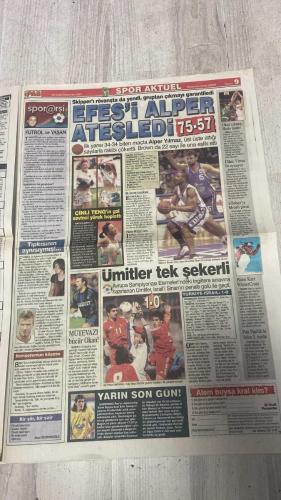 PAS SPOR GAZETESİ - 30 OCAK 2003 - ANTALYA'DA YENİDEN DOĞDUK - TIRPAN - G.SARAY'DA KANU SESLERİ - ZOR SEÇİM - İLK KESİK SAVUNMADA - ORTA SAHA VE HÜCUM - BAŞKASI OLMA KENDİN OL - BESÇASNIK TİYATROSU - ÖFKE - REBROV VE XAVIER İMZALADI - MORALİM SÜPER FENER KORKSUN - FENERBAHÇE'NİN EN FORMDA İSMİ - SÖZLERİNİ TUTMADILAR - LİG BİTMEDEN GÖRÜŞTÜLER - PARA SIKINTIMIZ YOK - BEŞİKTAŞ SAKATA GELDİ - EFES ALPER'LE KÖPÜRDÜ - TERİM - LURUNNE - SUAT USTA - KANU - HARRY - WOTEN - XAVIER - SUAT - HASAN - GİN - HAKAN - BATISTA - CİHAN - REVİVO - ARİF - RAMI - BETİ - YILDIRIM - REBROV - ANTONIO ZAGO - ÜMİT ÖZAT - REB-ROV - OĞUZ ÇETİN - HASAN ŞAŞ - BEŞİKTAŞ - ALPER - KEMAL - OKAN BURUK - SİMİANOV - YORDANOV - AHMET CEMİL SERHATLI - TOK TOK - OKAN - KOCAELİSPOR - ALP - ROBERTO GUANO - PANCU - AHMET - DRAGAM - KAAN - ESER - K.DOBRA - SERGEN - ALEN - BİLGİLİ - ALİ AYDIN - LUCESCU - TÜMER - SARAN - ORTEGA - FATİH - SÜPER TOTO - HÜSNÜ ÖZKARA - DOĞAN - ALİ - FUAT YAMAN - MİLYANGO - MASK - KÖKSAL - ALPER YILMAZ