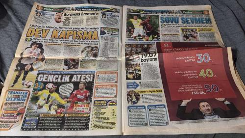 PAS FOTOMAÇ -TURKISH NEWSPAPER - DOĞUM GÜNÜ HEDİYESİ  - TAM TAKIM EKSİKSİZ GAZETE  20 TEMMUZ - 2009 - VAN DER VAART CIMBOM'A - LUCAS NEILL G.SARAYLI OLMAK ÜZERE - ESKİŞEHİRSPORLULAR GAZİANTEPSPORLULAR DEV POSTERLİ FİKSTÜRÜNÜZ BUGÜN FOTOMAÇ'TAN HEDİYE - HAMİT F.BAHÇE'DE - BU BEŞİKTAŞ ÇOK İŞ YAPAR - TRABZONSPOR'A SÜPER YETENEK PERİSİÇ - BATUHAN VE ZAPO KADRO DIŞI - PABLO ARMERO İTALYAN DEVİ MILAN'LA HERNANES KAPIŞMASI - DEV KAPIŞMA - SON KAPTANIN ADI DENİZ BARIŞ - SIKINTIYA NE GEREK - ŞOVU SEVMEM - UÇAĞI KAÇIRDIM GELEMİYORUM - GENÇLİK ATEŞİ - UYUMLU ÇALIŞIYORUZ - FURKAN'A İLGİNÇ FIRÇA - MOSTUROĞLU - AURELIO - TUNCAY - MALDONADO - DAUM - REBOSIO - CARLOS - ÖZER - TOPUZ - AYKUT KOCAMAN - DENİZ - ALEX - GÖNÜL - ERTUĞRUL KARANLIK - BİLİCA - HALDUN ÜSTÜNEL - RIJKAARD - KEITA - LINCOLN - VAN DER VAART - ADNAN POLAT - YILDIRIM - ARDA - EMRE - LUIS GARCIA - HUGO BROOS - SADRİ ŞENER - BÜLENT UYGUN - DUDU - MEHMET ALİ AYDINLAR - ÖNDER TURACI - CAETANO - SÜLEYMAN HURMA - LJUBOJA - ERDİNÇ - THIERRY