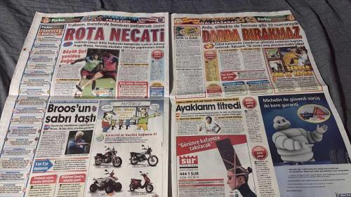 PAS FOTOMAÇ -TURKISH NEWSPAPER - DOĞUM GÜNÜ HEDİYESİ  - TAM TAKIM EKSİKSİZ GAZETE  22 TEMMUZ - 2009 - SHEVA 31 TEMMUZ'DA FENER DE MI? - BAPTISTA KARTALA YEŞİL IŞIK - SCOLARI BANA G.SARAY'A GİT DEDİ - DÜNYANIN BÜYÜKLERİNDEN BİRİNE GELDİK - FENER'IN SON PROVASI BUGÜN BOLU İLE - SHEVA İÇİN GERİ SAYIM - İLK 11 ARTIK ŞEKİLLENİYOR - DAUM'A KARIŞMAM OKULUBEDE DE OTURMAM - SAMBA ŞOV - YILDIRAY İNADI - GÖRSÜNLER - ZAPOTOCNY EKSTRA GÜÇ KAZANDIRIR - AVCI KARABÜK - RİZE'NİN MÜTHİŞ İKİLİSİ - CANER HEDEF - İMKANSIZ DEĞİL - İLK RAKİP LYON - ROTA NECATİ - ARDA BIRAKMAZ - AYAKLARIM TİTREDİ - G.SARAY'DAN REST! NEILL'E - SAHNE ALIYOR  - SHEVA - BAPTISTA - DECO - SELÇUK MANAV - SCOLARI - GÖKHAN - ÜMÜT - FATİH TEKKE - NECATI ATEŞ - DOS SANTOS - CRISTIAN BARONI - DEIVID - KNUT KIRCHER - KAI SCHALVER - WOLFGANG WALZ - DAUM - SANTOS - CRISTIAN - GUIZA - APPIAH - CRISTIAN OLIVEIRA - DEIVID DE SOUZA - COLIN KAZIM - VEDERSON - ÖZER - ROBERT CARLOS - BEKİR İRTEGÜN - AYKUT KOCAMAN - TUNCAY ŞANLI - GÖKHAN EMEKÇİHAL