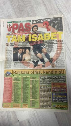 PAS SPOR GAZETESİ - 02 ŞUBAT 2003 - SEBAT'TAN ALTIN VURUŞ - MERSİN'DEN GEÇİT YOK - GİUNTİ KİMDİR - ASLAN'IN KEYFİ: 5-0 - REVİRSARAY - HESAP ZAMANI - GAKGOŞ VURACAK - DOĞU KAPLANI HUZURLARDA - MALATYA'YA TEŞEKKÜRLER - NAFİLE PAZARLIK - MARCO PAŞA GİDİCİ - BRAVO ERMAN - SAKARYASPOR'A SENDİKA DESTEĞİ - KONYASPOR'DA HAKKI ŞOKU - TARAFTARLAR RADYO BAŞINA - G.DOĞAN'DAN SON GÜN ATAĞI - HİDAYET'İN GÜNÜ - G.SARAY'IN ŞEFİ REVIVO - BATISTA KULÜBEYE DAHA YAKIN - İLKER, ÜMİT'İ DELİRTTİ - MAÇIN KADERİ BİZİM ELİMİZDE - SAMANDIRA'YA KAPANDILAR - FENER YENER - SARACOĞLU DARPHANESİ - CEYHUN: BEŞİKTAŞ'I YENECEĞİZ - İBRAHİM - GÖKŞİN - SADİ TEKELİOĞLU - MESUT - FEDERİCO GIUNTİ - AYHAN - HASAN ŞAŞ - BALİÇ - MEHMET POLAT - VOLKAN GLATT - ÖZHAN CANAYDIN - REVIVO - ABEL XAVIER - SUAT USTA - LUKONKU - AYKUT - GÖKTUĞ - MONDRAGON - ERGÜN - OĞUZ ÇETİN - MIRCEA LUCESCU - HAKKI - ALİ AYDIN - SİNAN ENGİN - TOK - FEDAİ - RIZA ÇALIMBAY - ERDOĞAN YILMAZ - ZİYA DOĞAN - TİMUÇIN BEYAZIT - ÇETİN SARIGÜL - ÖZKAN SÜMER