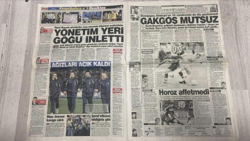 PAS SPOR GAZETESİ - 03 ŞUBAT 2003 - KIRAN KIRANA - KARTALLAR YÜKSEK UÇAR - FATİH AKYEL SAHNEDE - İLHAN MANSIZ'A BÜYÜK PROTESTO - KAZANAN HAKLIDIR - FENER'IN ONURLU FUTBOLU - BEŞİKTAŞ EVİNDE UNVANINI BIRAKMADI - AHMET VURDU UNVAN DURDU - YÖNETİM YERİ GÖĞÜ İNLETTİ - GAKGOS MUTSUZ - ALTAY DERBİ MAÇINA KİLİTLENDİ - DİYARBAKIR ÇALIŞIYOR - TİMSAH BOĞA'YA DİRENEMEDİ: 1-3 - ADANA GALİBİYETLE BAŞLAMAK İSTİYOR - HOROZ AFFETMEDİ - AVRUPA DOPİNGİ - ANTALYA'NIN ÇAY KEYFİ - KAYSERİ SİVAS'A KAYNAK YAPTI - ALİ AYDIN - BÜLENT ÜLGEN - FATİH AKYEL - İLHAN MANSIZ - OKAN - NOUMA - ARIEL ORTEGA - BİROL TURAN - MIRCEA LUCESCU - AHMET DURSUN - SERGEN - CEYHUN ERİŞ - VAN DE PARE - AHMET YILDIRIM - A. EREN - TURGAY DEMİR - AZİZ ÜSTEL - ZAFER - CEVAT - CEM - REBROV - HÜRREM SULTAN - OĞUZ ÇETİN - FATİH - KAAN DOBRA - ABDULLAH - CEM BECEREN - CÜNEYT - SAFFET - ERSEN MARTIN - SİNAN ENGİN - BEDRETTİN AY - ÖNDER WAMOL - MUSTAFA KÜÇÜK - EROL - GÜNER - RAŞİT ÇETİNER - ORHAN KAYNAK - BARIŞ - GÖKHAN - TUFAN - MEHMET