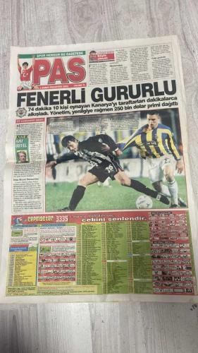 PAS SPOR GAZETESİ - 03 ŞUBAT 2003 - KIRAN KIRANA - KARTALLAR YÜKSEK UÇAR - FATİH AKYEL SAHNEDE - İLHAN MANSIZ'A BÜYÜK PROTESTO - KAZANAN HAKLIDIR - FENER'IN ONURLU FUTBOLU - BEŞİKTAŞ EVİNDE UNVANINI BIRAKMADI - AHMET VURDU UNVAN DURDU - YÖNETİM YERİ GÖĞÜ İNLETTİ - GAKGOS MUTSUZ - ALTAY DERBİ MAÇINA KİLİTLENDİ - DİYARBAKIR ÇALIŞIYOR - TİMSAH BOĞA'YA DİRENEMEDİ: 1-3 - ADANA GALİBİYETLE BAŞLAMAK İSTİYOR - HOROZ AFFETMEDİ - AVRUPA DOPİNGİ - ANTALYA'NIN ÇAY KEYFİ - KAYSERİ SİVAS'A KAYNAK YAPTI - ALİ AYDIN - BÜLENT ÜLGEN - FATİH AKYEL - İLHAN MANSIZ - OKAN - NOUMA - ARIEL ORTEGA - BİROL TURAN - MIRCEA LUCESCU - AHMET DURSUN - SERGEN - CEYHUN ERİŞ - VAN DE PARE - AHMET YILDIRIM - A. EREN - TURGAY DEMİR - AZİZ ÜSTEL - ZAFER - CEVAT - CEM - REBROV - HÜRREM SULTAN - OĞUZ ÇETİN - FATİH - KAAN DOBRA - ABDULLAH - CEM BECEREN - CÜNEYT - SAFFET - ERSEN MARTIN - SİNAN ENGİN - BEDRETTİN AY - ÖNDER WAMOL - MUSTAFA KÜÇÜK - EROL - GÜNER - RAŞİT ÇETİNER - ORHAN KAYNAK - BARIŞ - GÖKHAN - TUFAN - MEHMET