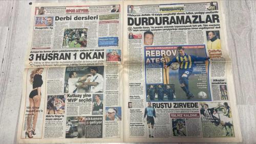 PAS SPOR GAZETESİ - 04 ŞUBAT 2003 - TERİM ZULMÜ - ŞAMPİYONLUĞA AÇIM - KARTAL AVRUPA'NIN EN İYİSİ - AKLIN ZAFERİ - NASIL YAPTIN FATİH - GAKGOS GELECEĞE BAKIYOR - DİYAR PARAM PARÇA - BU NE YAMAN ÇELİŞKİ RİZELİ - ATATÜRK OLİMPİYAT STADI'NIN YOLU AÇILIYOR - BAŞKANIM BİLİR - BİZİM İHTİYACIMIZ YOK - PETKOVİC'TEN 4 YILLIK İMZA - DURDURAMAZLAR - 3 HÜSRAN 1 OKAN - KUTLUAY YİNE 'MVP' SEÇİLDİ - REBROV ATEŞİ - RUŞTU ZİRVEDE - KARTAL COŞTU - ENGİN MUTLU - ÇAĞLA'YLA EVLENİYORUM - ASLAN'IN LİDERİ REVIVO - JOE BATISTA'NIN KEYFİ NİHAYET YERİNE GELDİ - M.POLAT: BAŞARACAĞIM - FABIO PINTO KORKUTTU - G.SARAY'A BÜYÜK ONUR - YENİLER İÇİN ÖZEL MAÇ - GÜNEŞ VE RÜŞTÜ'YE BÜYÜK ONUR - GOLÜMÜ RÜYAMDA GÖRDÜM - FATİH TERİM - REVIVO - JOE BATISTA - LUKONKU - ÜMİT DAVALA - HAKAN ÜNSAL - ÜMİT KARAN - FABIO PINTO - SUAT KAYA - ARIF ERDEM - HASAN ŞAŞ - XAVIER - M.POLAT - MIRCEA LUCESCU - FATİH AKYEL - ABDULLAH - ORTEGA - AHMET DURSUN - ASTROLOG SANİ - CORDOBA - GIUNTI - AZİZ YILDIRIM - OĞUZ ÇETİN - AYDIN - CEM BECEREN