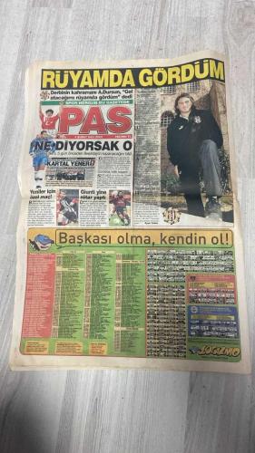 PAS SPOR GAZETESİ - 04 ŞUBAT 2003 - TERİM ZULMÜ - ŞAMPİYONLUĞA AÇIM - KARTAL AVRUPA'NIN EN İYİSİ - AKLIN ZAFERİ - NASIL YAPTIN FATİH - GAKGOS GELECEĞE BAKIYOR - DİYAR PARAM PARÇA - BU NE YAMAN ÇELİŞKİ RİZELİ - ATATÜRK OLİMPİYAT STADI'NIN YOLU AÇILIYOR - BAŞKANIM BİLİR - BİZİM İHTİYACIMIZ YOK - PETKOVİC'TEN 4 YILLIK İMZA - DURDURAMAZLAR - 3 HÜSRAN 1 OKAN - KUTLUAY YİNE 'MVP' SEÇİLDİ - REBROV ATEŞİ - RUŞTU ZİRVEDE - KARTAL COŞTU - ENGİN MUTLU - ÇAĞLA'YLA EVLENİYORUM - ASLAN'IN LİDERİ REVIVO - JOE BATISTA'NIN KEYFİ NİHAYET YERİNE GELDİ - M.POLAT: BAŞARACAĞIM - FABIO PINTO KORKUTTU - G.SARAY'A BÜYÜK ONUR - YENİLER İÇİN ÖZEL MAÇ - GÜNEŞ VE RÜŞTÜ'YE BÜYÜK ONUR - GOLÜMÜ RÜYAMDA GÖRDÜM - FATİH TERİM - REVIVO - JOE BATISTA - LUKONKU - ÜMİT DAVALA - HAKAN ÜNSAL - ÜMİT KARAN - FABIO PINTO - SUAT KAYA - ARIF ERDEM - HASAN ŞAŞ - XAVIER - M.POLAT - MIRCEA LUCESCU - FATİH AKYEL - ABDULLAH - ORTEGA - AHMET DURSUN - ASTROLOG SANİ - CORDOBA - GIUNTI - AZİZ YILDIRIM - OĞUZ ÇETİN - AYDIN - CEM BECEREN