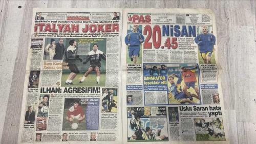 PAS SPOR GAZETESİ - 05 ŞUBAT 2003 - GİTTİ YAMYAM GELDİ AHLAKSIZ - SÜMER YILMAZ'A ÖZENDİ - GÜLE GÜLE RÜŞTÜ HOŞGELDİN ASPER - ARİEL ORTEGA NURETTİN HOCADAN İNTİKAMINI ALDI - TEHLİKELİ GÜNLER ÇOK YAKINDA - BİRAZ DA GÜLELİM - AMAN NAZAR DEĞMESİN - GÖNLÜMÜZE GÖRE - DOĞU KAPLANINA DURMAK YASAK - AYMAN GİDİYOR - SARIGÜL'E TEPKİ VAR - BİZ BU YOLA BAŞ KOYDUK - TEKNİK KADROYA GÜVENİYORUZ - CEM AYYILDIZ TARİHE GEÇTİ - YILMAZ - CAMPBELL - ÖZKAN SÜMER - MARCO AURELIO - RÜŞTÜ - ASPER - ARIEL ORTEGA - NURETTİN - SADETTİN SARAN - OĞUZ ÇETİN - VLADIMIR - REBROV - KEMAL - ERHAN ALBAYRAK - SAMET AYBABA - ERMAN GÜRACAR - KAVUK - ZİYA DOĞAN - AYMAN ABDÜLAZİZ - MURAT DUMAN - JOHNSON - SERKAN BENZOL - TİMUÇİN - ÇETİN SARIGÜL - İLHAN - ALPER TALAS - CEM AYYILDIZ - FATİH TEKKE - FATİH TERİM - REVIVO - ÜMİT KARAN - HAKAN ÜNSAL - ARİF ERDEM - MONDRAGON - GIUNTI - CORDOBA - İLHAN MANSIZ - LUCESCU
