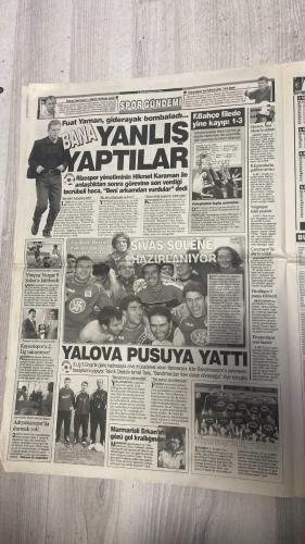 PAS SPOR GAZETESİ - 06 ŞUBAT 2003 - FENER BİR KOYUP ÜÇ ALACAK - GİUNTİ'Lİ KARTAL MİLAN'DAN DAHA İYİ - EKİMDE EVLENİYOR - KUPA HEYECANI - HASAN BİTTİ - 25 MİLYON - RÜŞTÜ HAKETTİ - BANA YANLIŞ YAPTILAR - F.BAHÇE FİLEDE YİNE KAYIP: 1-3 - SİVAS ŞÖLENE HAZIRLANIYOR - PUSUYA YATTI - MARMARİSLİ ERKAN'IN GÖZÜ GOL KRALLIĞINDA - B.KARŞIYAKA'DA GALİBİYET SEVİNCİ - YOZGATSPOR TELAFİ PEŞİNDE - ÇORUMSPOR'DA ALARM VERİLDİ - MEZİTLİSPOR 3 PUANA KİLİTLENDİ - TAVŞANCILSPOR YENİ BAŞTAN - NİŞANTAŞI LİG YOLUNDA - AZİZ YILDIRIM - ARIEL ORTEGA - REBROV - VLADIMIR - GIUNTI - SANI - OKAN BURUK - NOUMA - MENACER CALIENDO - FATİH TERİM - TUNCAY ŞANLI - RÜŞTÜ REÇBER - MONDRAGON - FUAT YAMAN - HİKMET KARAMAN - MİLO DAVALA - MEHMET ALİ SABUNCU - İSMAİL TAVİŞ - ERKAN - İLYAS AKÇAY - FERİDUN ÖZÖZÜN - ALİ SAMİ YEN - MARADONA - REVIRO - HAGİ - BÜLENT KORKMAZ - ORHAN BİZBATAR - FATİH AKYEL - VOLKAN ARSLAN - FABIO PINTO - ARİF ERDEM - LUKONKU - ÜMİT KARAN - HAKAN ÜNSAL - BATISTA - REVIVO - BALİÇ - ÜMİT DAVALA - SUAT USTA