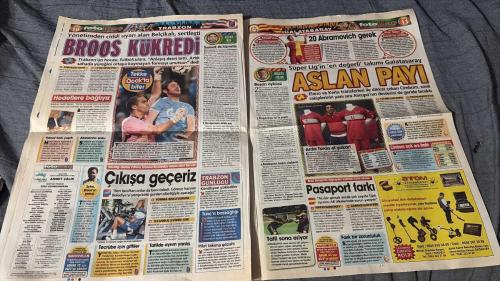 PAS FOTOMAÇ -TURKISH NEWSPAPER - DOĞUM GÜNÜ HEDİYESİ  - TAM TAKIM EKSİKSİZ GAZETE  4 EYLÜL - 2009  - OCAK'TA G.SARAY'DA - CARLOS'UN YERİNE DRENTHE - DENİZLİ'NİN TETİKÇİSİ TABATA - BROOS BANA YÜREKLİ ADAM LAZIM - FENERLİ EMRE'YE 3 MAÇ CEZA GELDİ - MİLLİ TAKIM'DA NİHAT ALARMI - BRAVO ÜSTÜNEL'E - EN PAHALI G.SARAY - DOST UYARISI - SEVGİLİ EMRE - KİMLER TEKME YEMEDİ Kİ - KANARYA KANATLANDI - DAUM YOLU ÖĞRETTİ - BİRÇOK TEKLİF ALDIM - ALEXSİZ ZOR OLUYOR - EMRE'YE 3 MAÇ CEZA - KÜSMEK ASLA - HAZIRIM - CARLOS'A KULÜBE - SEMİH ŞENTÜRK İLE 4 YIL DAHA - GURUR VE ONUR DUYUYOR - YAKIN TAKİP BAŞLADI - VOLKAN BALI NEREDE - FENER'İ REDDETTİK - FRENE BASMALIYIZ - FENER'DE ÇİFT İDMANA DEVAM - CRISTIAN DÖNÜYOR - ÇAĞDAŞ SEVİNÇ - GENCO BORAN - BARIŞ ERTÜL - ALİ ERİM - İSMET BADEM - HALİL ALTINTOP - ADNAN POLAT - FELIX MAGATH - ROBERTO CARLOS - ROYSTON DRENTHE - MUSTAFA DENİZLİ - TELLO - TABATA - BROOS - EMRE BELÖZOĞLU - NİHAT KAHVECİ - ÜSTÜNEL - ALEX - EMRE BOL - SEMİH ŞENTÜRK - HAŞİM ŞAHİN - DANIEL GUİZA -