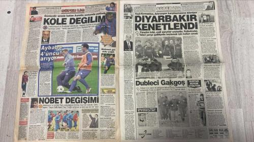 PAS SPOR GAZETESİ - 07 ŞUBAT 2003 - KONYA 3'E KİLİTLENDİ - SİVASSPOR'A 71 MİLYAR - AYDINSPOR'DA PRİM DOPİNGİ - KAF KAF BAYANLARI FİLEDE SET VERMEDİ: 3-0 - AMASYA'DA BÜYÜK YEMİN - ŞANLIURFA'YA GÜVENOYU - M.ŞANSAL KARTAL'DA - KÖRFEZ KRİZİ BREZİLYA MAÇINI VURDU - KONFEDERASYON KUPASI KURALARI 12 ŞUBAT'TA - ALKIŞLAR ÜLKER'E - EFES HESAP GÖRDÜ - AYBABA'NIN ESRARENGİZ OYUNU - EYVAH YILDIRIM YİNE DESTEK VERDİ - FANATİKLİĞİN BEDELİ - NİHAT'A ÖVGÜ - POTADA BUGÜN 3 MAÇ OYNANACAK - FERRARİ'DEN GÖZDAĞI - HÜSNÜ ÖZKARA - DURMUŞ ÇOLAK - SEBAHATTİN CEVHER - M.ŞANSAL - MERSİNLİ ALİ - TOLGA ÖNGÖREN - RAYNOLD DENOUEX - NİHAT KAHVECİ - ROBERT PROSİNECKİ - DEL PIERO - MEHMET OKUR - PİRES - MIRCEA LUCESCU - ÖZHAN CANAYDIN - ALİ DÜRÜST - RONALDO - SERGEN YALÇIN - PANCU - CORDOBA - NİYAZİ - ALİ CANSUN - HAGİ - ARİF ERDEM - MARCO AURELIO - ÖZKAN SÜMER - LEE EUL YONG - SAMET AYBABA - FAZLI - HASAN ÖZER - TİMUÇIN - AYMAN ABDÜLAZİZ - HİKMET TANRIVERDİ - TOLGA - MEHMET - ATA AKSU - DENİZ - KURTAR - ÖMER - REBROV