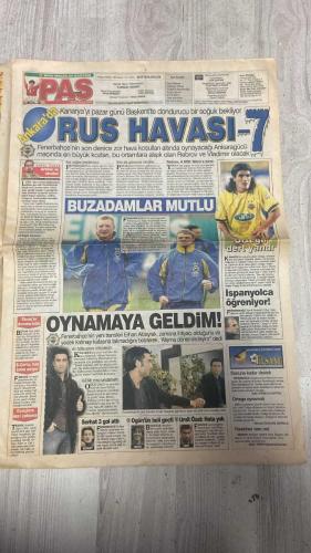 PAS SPOR GAZETESİ - 07 ŞUBAT 2003 - KONYA 3'E KİLİTLENDİ - SİVASSPOR'A 71 MİLYAR - AYDINSPOR'DA PRİM DOPİNGİ - KAF KAF BAYANLARI FİLEDE SET VERMEDİ: 3-0 - AMASYA'DA BÜYÜK YEMİN - ŞANLIURFA'YA GÜVENOYU - M.ŞANSAL KARTAL'DA - KÖRFEZ KRİZİ BREZİLYA MAÇINI VURDU - KONFEDERASYON KUPASI KURALARI 12 ŞUBAT'TA - ALKIŞLAR ÜLKER'E - EFES HESAP GÖRDÜ - AYBABA'NIN ESRARENGİZ OYUNU - EYVAH YILDIRIM YİNE DESTEK VERDİ - FANATİKLİĞİN BEDELİ - NİHAT'A ÖVGÜ - POTADA BUGÜN 3 MAÇ OYNANACAK - FERRARİ'DEN GÖZDAĞI - HÜSNÜ ÖZKARA - DURMUŞ ÇOLAK - SEBAHATTİN CEVHER - M.ŞANSAL - MERSİNLİ ALİ - TOLGA ÖNGÖREN - RAYNOLD DENOUEX - NİHAT KAHVECİ - ROBERT PROSİNECKİ - DEL PIERO - MEHMET OKUR - PİRES - MIRCEA LUCESCU - ÖZHAN CANAYDIN - ALİ DÜRÜST - RONALDO - SERGEN YALÇIN - PANCU - CORDOBA - NİYAZİ - ALİ CANSUN - HAGİ - ARİF ERDEM - MARCO AURELIO - ÖZKAN SÜMER - LEE EUL YONG - SAMET AYBABA - FAZLI - HASAN ÖZER - TİMUÇIN - AYMAN ABDÜLAZİZ - HİKMET TANRIVERDİ - TOLGA - MEHMET - ATA AKSU - DENİZ - KURTAR - ÖMER - REBROV