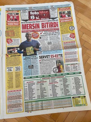 FOTOMAÇ GAZETESİ - 2 TEMMUZ 2012 - ŞAMPİYON İSPANYA - MEHMET TOPAL RESMEN FENERLİ - CİMBOM'A 3 BOMBA - MANU ÖYLE DEDİ - ROBINSON GELİYOR - MERSİN BİTİRDİ - SERVET ES-ES'TE - 2012-13 FIRTINASI - AZİZ YILDIRIM - MEHMET TOPAL - KEVIN-PRINCE BOATENG - FATİH TERİM - GÜNTEKİN ONAY - ŞENOL GÜNEŞ - HAMİT ALTINTOP - LASSANA DİARRA - FEDERICO MACHEDA - OUSSAMA ASSAIDI - BURAK YILMAZ - FİKRET ORMAN - ÜNAL AYSAL - SADRİ ŞENER - ALİ KAHRAMAN - İHSAN UÇAR - AHMET ÇALIK - CÜNEYT ÇAKIR - BAHATTİN DURAN - TARIK ONGUN - MUSTAFA EMRE EYİSOY - HÜSEYİN GÖÇEK - BÜLENT YILDIRIM - ASLI ÇAKIR ALPTEKİN - GAMZE BULUT - NEVİN YANIT - FERNANDO TORRES - XAVI - CASILLAS - DAVID SILVA - ALBA - MATA - CESC FABREGAS - MAROUANE FELLAINI - ROBINSON - EGEMEN KORKMAZ - ALPER POTUK - VEYSEL SARI - NECATİ ATEŞ - UMUT BULUT - DANY NOUNKEU - DOKA - BOBO - FABIAN ERNST - JEROME BOATENG - EMRE BELÖZOĞLU - ROGER WITTMANN - SAVAŞ ÇORLU - MERT AYDIN - EMRE BOL - ALİ İHSAN SARIÇOBAN - CENK ATILGAN - ŞABAN ÖZDEN - MACİT COŞKUN - BURH