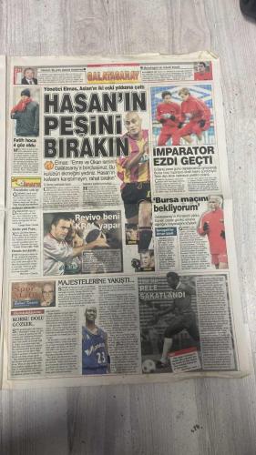 PAS SPOR GAZETESİ - 13 ŞUBAT 2003 - ESKİŞEHİRSPOR DA PAROLA GALİBİYET - TALOGLU ŞEKERSPOR KOLAY TESLİM DEĞİL - FİLEDE G.SARAY GÜLDÜ: 3-1 - SARI-KIRMIZILILAR BEŞİKTAŞ İLE REKORA KOŞUYOR - ADI GİBİ ŞANLIURFA - G.DOĞANSPOR İDDİALI HAZIRLANIYOR - C.DARDANEL ELİ BOŞ DÖNMEYECEK - AYDINSPOR'UN KENDİNE GÜVENİ TAM - TÜRK TELEKOM HAKEME İSYAN ETTİ - Y.YOZGAT İZMİR NİYETİNE - Ç.RİZE'DE YENİ SAYFA - MERSİN ÇITA YÜKSELTECEK - PFDK TATİL YAPMADI - ŞEKERSPOR SÜRPRİZ PEŞİNDE - ÇANAKKALESPOR'DA DURMAK YOK - SAKARYA 6'YA TAKTI - BASKETBOLDA CEZA YAĞMURU - BALLI UKRAYNA - MİLLİLERİMİZ İNGİLTERE MAÇI ÖNCESİ SON CİDDİ SINAVINDA DİREĞE TAKILDI - REKORU KIRAMADI - HANİ SABRETMEYİ BİLMEK LAZIMDI - FUAT YAMAN - HİKMET KARAMAN - İLHAN MANSIZ - CEM DALMAZ - ŞENOL GÜNEŞ - TERİM - CANSUN - MONDRAGON - FATİH - ELMAS - EMRE - OKAN - HASAN - XAVIER - POPESCU - REVİVO - PELE - BÜLEND KARPAT - AZİZ YILDIRIM - ALİ ŞEN - HAİM REVİVO - WERNER LORANT - OĞUZ ÇETİN - OGÜN TEMİZKANOĞLU - CEYHUN ERİŞ - ABDULLAH ERCAN - ORTEGA