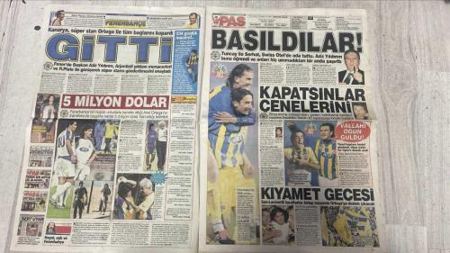 PAS SPOR GAZETESİ - 13 ŞUBAT 2003 - ESKİŞEHİRSPOR DA PAROLA GALİBİYET - TALOGLU ŞEKERSPOR KOLAY TESLİM DEĞİL - FİLEDE G.SARAY GÜLDÜ: 3-1 - SARI-KIRMIZILILAR BEŞİKTAŞ İLE REKORA KOŞUYOR - ADI GİBİ ŞANLIURFA - G.DOĞANSPOR İDDİALI HAZIRLANIYOR - C.DARDANEL ELİ BOŞ DÖNMEYECEK - AYDINSPOR'UN KENDİNE GÜVENİ TAM - TÜRK TELEKOM HAKEME İSYAN ETTİ - Y.YOZGAT İZMİR NİYETİNE - Ç.RİZE'DE YENİ SAYFA - MERSİN ÇITA YÜKSELTECEK - PFDK TATİL YAPMADI - ŞEKERSPOR SÜRPRİZ PEŞİNDE - ÇANAKKALESPOR'DA DURMAK YOK - SAKARYA 6'YA TAKTI - BASKETBOLDA CEZA YAĞMURU - BALLI UKRAYNA - MİLLİLERİMİZ İNGİLTERE MAÇI ÖNCESİ SON CİDDİ SINAVINDA DİREĞE TAKILDI - REKORU KIRAMADI - HANİ SABRETMEYİ BİLMEK LAZIMDI - FUAT YAMAN - HİKMET KARAMAN - İLHAN MANSIZ - CEM DALMAZ - ŞENOL GÜNEŞ - TERİM - CANSUN - MONDRAGON - FATİH - ELMAS - EMRE - OKAN - HASAN - XAVIER - POPESCU - REVİVO - PELE - BÜLEND KARPAT - AZİZ YILDIRIM - ALİ ŞEN - HAİM REVİVO - WERNER LORANT - OĞUZ ÇETİN - OGÜN TEMİZKANOĞLU - CEYHUN ERİŞ - ABDULLAH ERCAN - ORTEGA