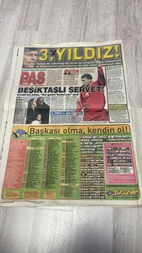 PAS SPOR GAZETESİ - 13 ŞUBAT 2003 - ESKİŞEHİRSPOR DA PAROLA GALİBİYET - TALOGLU ŞEKERSPOR KOLAY TESLİM DEĞİL - FİLEDE G.SARAY GÜLDÜ: 3-1 - SARI-KIRMIZILILAR BEŞİKTAŞ İLE REKORA KOŞUYOR - ADI GİBİ ŞANLIURFA - G.DOĞANSPOR İDDİALI HAZIRLANIYOR - C.DARDANEL ELİ BOŞ DÖNMEYECEK - AYDINSPOR'UN KENDİNE GÜVENİ TAM - TÜRK TELEKOM HAKEME İSYAN ETTİ - Y.YOZGAT İZMİR NİYETİNE - Ç.RİZE'DE YENİ SAYFA - MERSİN ÇITA YÜKSELTECEK - PFDK TATİL YAPMADI - ŞEKERSPOR SÜRPRİZ PEŞİNDE - ÇANAKKALESPOR'DA DURMAK YOK - SAKARYA 6'YA TAKTI - BASKETBOLDA CEZA YAĞMURU - BALLI UKRAYNA - MİLLİLERİMİZ İNGİLTERE MAÇI ÖNCESİ SON CİDDİ SINAVINDA DİREĞE TAKILDI - REKORU KIRAMADI - HANİ SABRETMEYİ BİLMEK LAZIMDI - FUAT YAMAN - HİKMET KARAMAN - İLHAN MANSIZ - CEM DALMAZ - ŞENOL GÜNEŞ - TERİM - CANSUN - MONDRAGON - FATİH - ELMAS - EMRE - OKAN - HASAN - XAVIER - POPESCU - REVİVO - PELE - BÜLEND KARPAT - AZİZ YILDIRIM - ALİ ŞEN - HAİM REVİVO - WERNER LORANT - OĞUZ ÇETİN - OGÜN TEMİZKANOĞLU - CEYHUN ERİŞ - ABDULLAH ERCAN - ORTEGA
