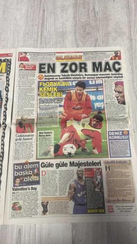 PAS SPOR GAZETESİ - 14 ŞUBAT 2003 - İBRAHİM'E LUCESCU'DAN TEBRİK - PANCU RAPID'DEN KOLAYLIK İSTEDİ - BAŞKAN ONAY VERDİ - PASCAL MARŞ YAZIYOR - NE OLACAKSA OLUR - GERÇEKTEN İNANILMAZ - HEMŞERİM MEMLEKET NERE - SİNAN ENGİN BEŞİKTAŞ'TAKİ GÖREVİNİ ZİRVEDE BIRAKACAK - 3 KUPAYLA VEDA EDECEK - KARTAL'DA BOĞA ALARMI - RONALDO DİNLENDİRİLDİ - TÜMER KAHROLDU - TUZAĞA DÜŞMEYİZ - UKRAYNA SINAVINDAN MEMNUN - SEN SENİ BİL SEN SENİ - ADA SEYAHATİ 26 MART'TA - MİLLİLERİN İNGİLTERE PLANI - İKİ İNSAN İKİ SÖZ - TUGAY YİNE BÜYÜLEDİ - DENİZ KALICI OLACAK - RAPORLAR GELİYOR - DİĞER GRUP DAHA KOLAY - İNGİLİZ BASINI ERIKSSON'LA DALGA GEÇTİ - RÜYADAYIM - TÜRKİYE'NİN İLK İTALYAN'I GIUNTI BURASI HARİKA - İBRAHİM - LUCESCU - PANCU - NOUMA - SİNAN ENGİN - RONALDO - TÜMER - ŞENOL GÜNEŞ - TUGAY - DENİZ - ERIKSSON - GIUNTI - TURGAY DEMİR - TUĞBA HACIBAYRAMOĞLU - ÖYKÜ TOPAL - SUAT USTA - FERİDUN ÖZDİNGİŞ - VOLKAN ASLAN - BALIC - HASAN - ÜMİT KARAN - MEHMET BÖLÜKBAŞI - TERİM - ABEL XAVIER - BÜLENT KORKMAZ - EMRE ŞAHİN