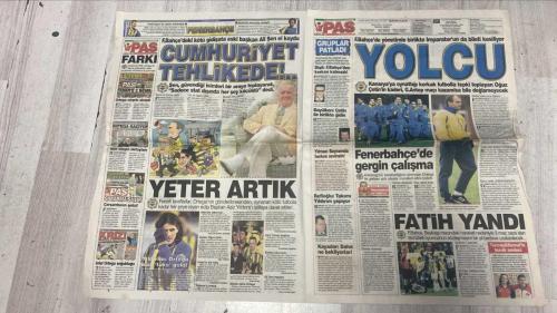 PAS SPOR GAZETESİ - 14 ŞUBAT 2003 - İBRAHİM'E LUCESCU'DAN TEBRİK - PANCU RAPID'DEN KOLAYLIK İSTEDİ - BAŞKAN ONAY VERDİ - PASCAL MARŞ YAZIYOR - NE OLACAKSA OLUR - GERÇEKTEN İNANILMAZ - HEMŞERİM MEMLEKET NERE - SİNAN ENGİN BEŞİKTAŞ'TAKİ GÖREVİNİ ZİRVEDE BIRAKACAK - 3 KUPAYLA VEDA EDECEK - KARTAL'DA BOĞA ALARMI - RONALDO DİNLENDİRİLDİ - TÜMER KAHROLDU - TUZAĞA DÜŞMEYİZ - UKRAYNA SINAVINDAN MEMNUN - SEN SENİ BİL SEN SENİ - ADA SEYAHATİ 26 MART'TA - MİLLİLERİN İNGİLTERE PLANI - İKİ İNSAN İKİ SÖZ - TUGAY YİNE BÜYÜLEDİ - DENİZ KALICI OLACAK - RAPORLAR GELİYOR - DİĞER GRUP DAHA KOLAY - İNGİLİZ BASINI ERIKSSON'LA DALGA GEÇTİ - RÜYADAYIM - TÜRKİYE'NİN İLK İTALYAN'I GIUNTI BURASI HARİKA - İBRAHİM - LUCESCU - PANCU - NOUMA - SİNAN ENGİN - RONALDO - TÜMER - ŞENOL GÜNEŞ - TUGAY - DENİZ - ERIKSSON - GIUNTI - TURGAY DEMİR - TUĞBA HACIBAYRAMOĞLU - ÖYKÜ TOPAL - SUAT USTA - FERİDUN ÖZDİNGİŞ - VOLKAN ASLAN - BALIC - HASAN - ÜMİT KARAN - MEHMET BÖLÜKBAŞI - TERİM - ABEL XAVIER - BÜLENT KORKMAZ - EMRE ŞAHİN